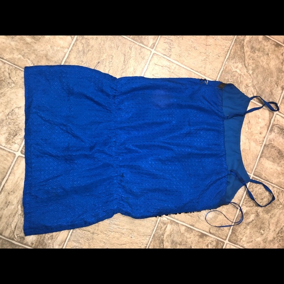 Be Seduced Blue and Gray Dress Be Seduced Dresses | Be Seduced Silk Dress - Picture 4 of 7